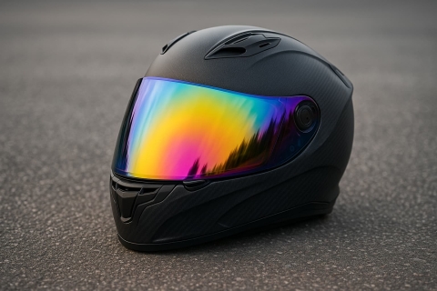 Les visières moto illégales