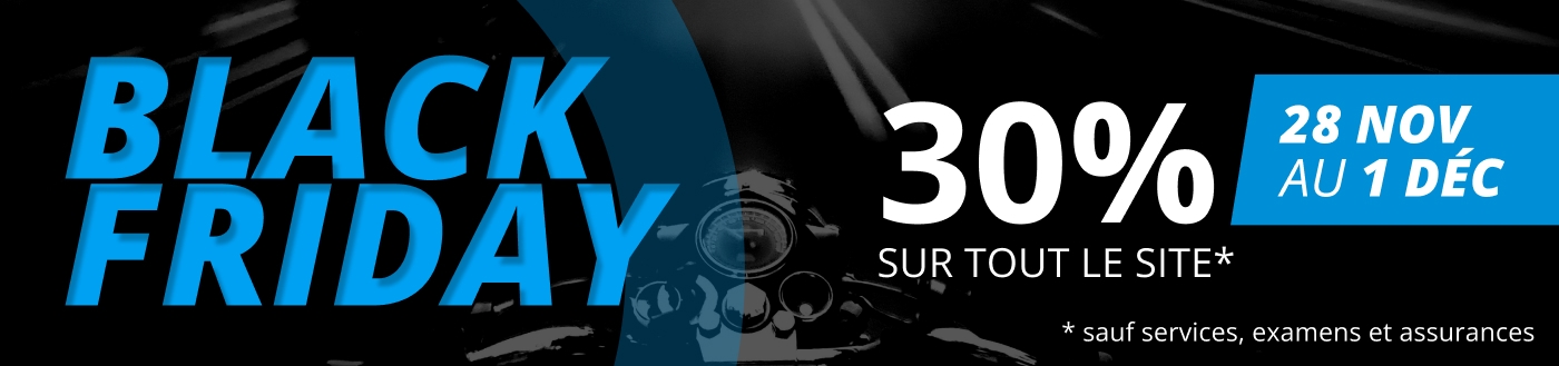 Black friday 2025 - formation moto