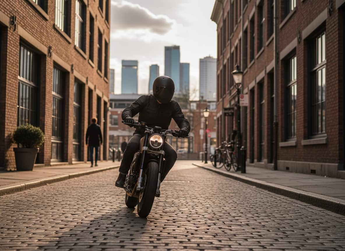 Image d'un homme conduisant une moto après avoir obtenu son permis moto.jpg