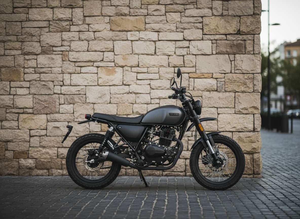 Image d'une moto accessible après avoir passé la passerelle permis moto