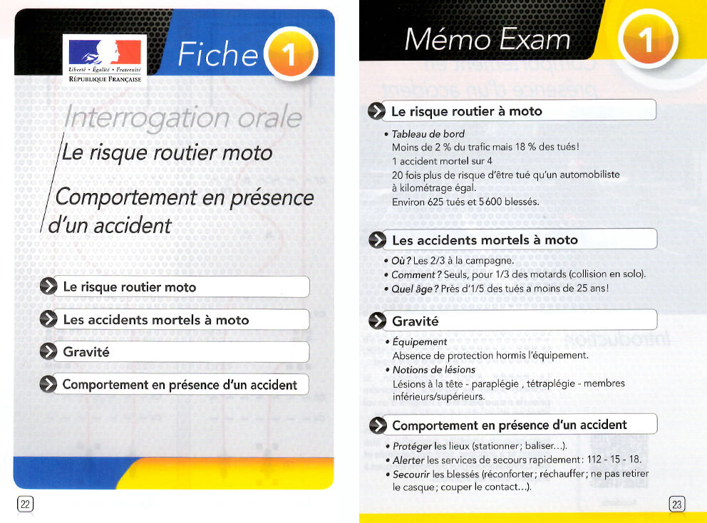 Examen théorique Moto ( ETM ) - Code de la route Moto 2020