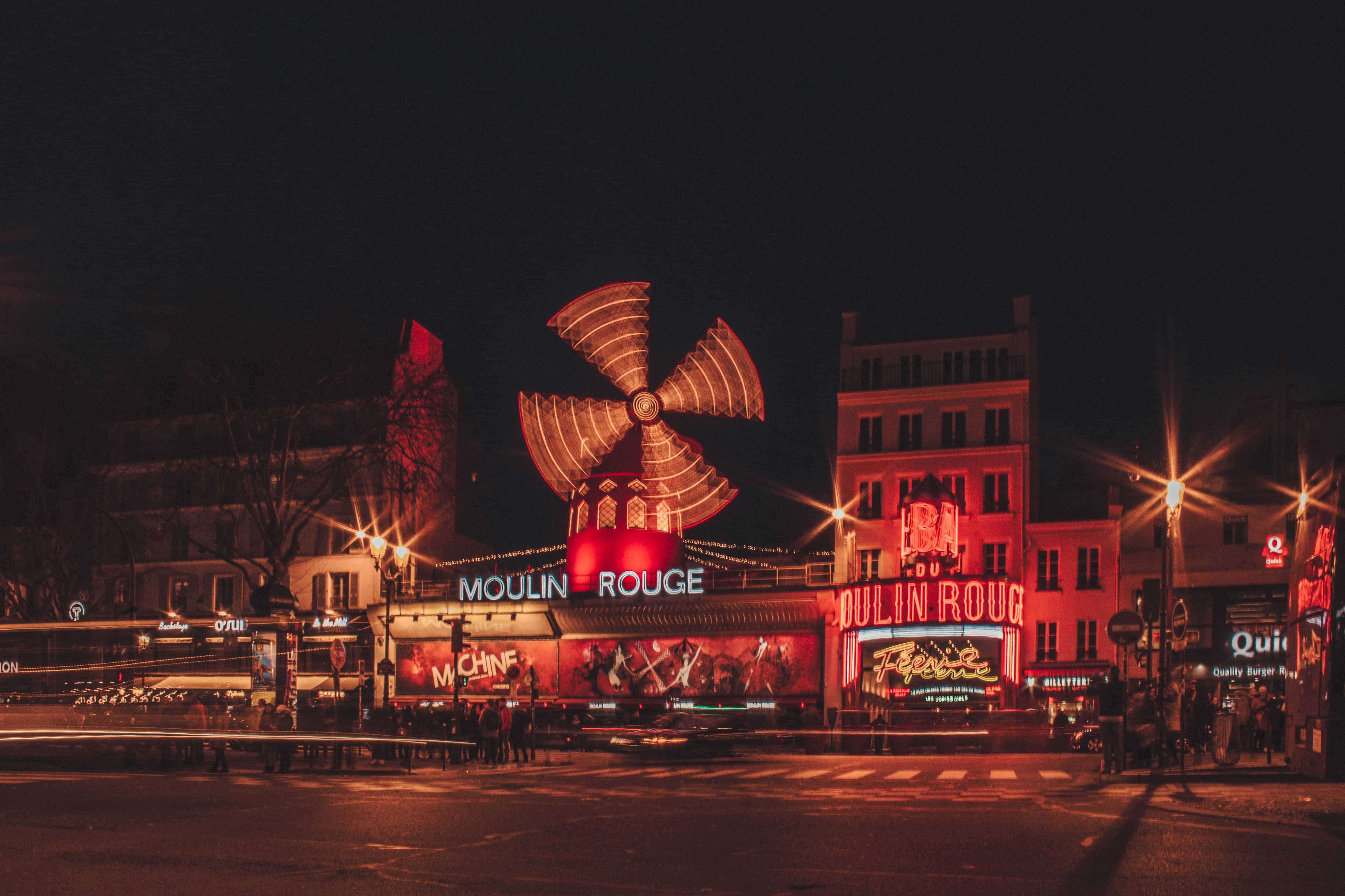 Photo du Moulin Rouge de Pigalle à Paris